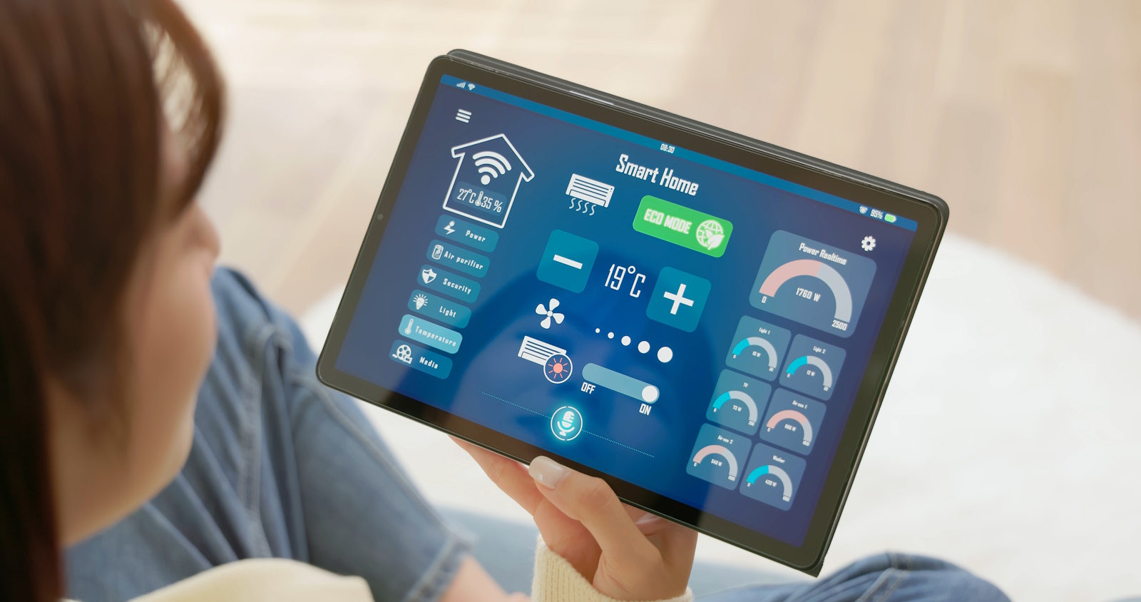 Control domótico con una tablet